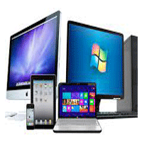 لابتوب وكمبيوتر